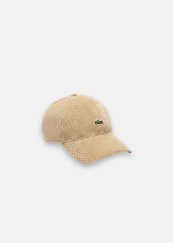 Casquette en Velours de Coton  - Beige