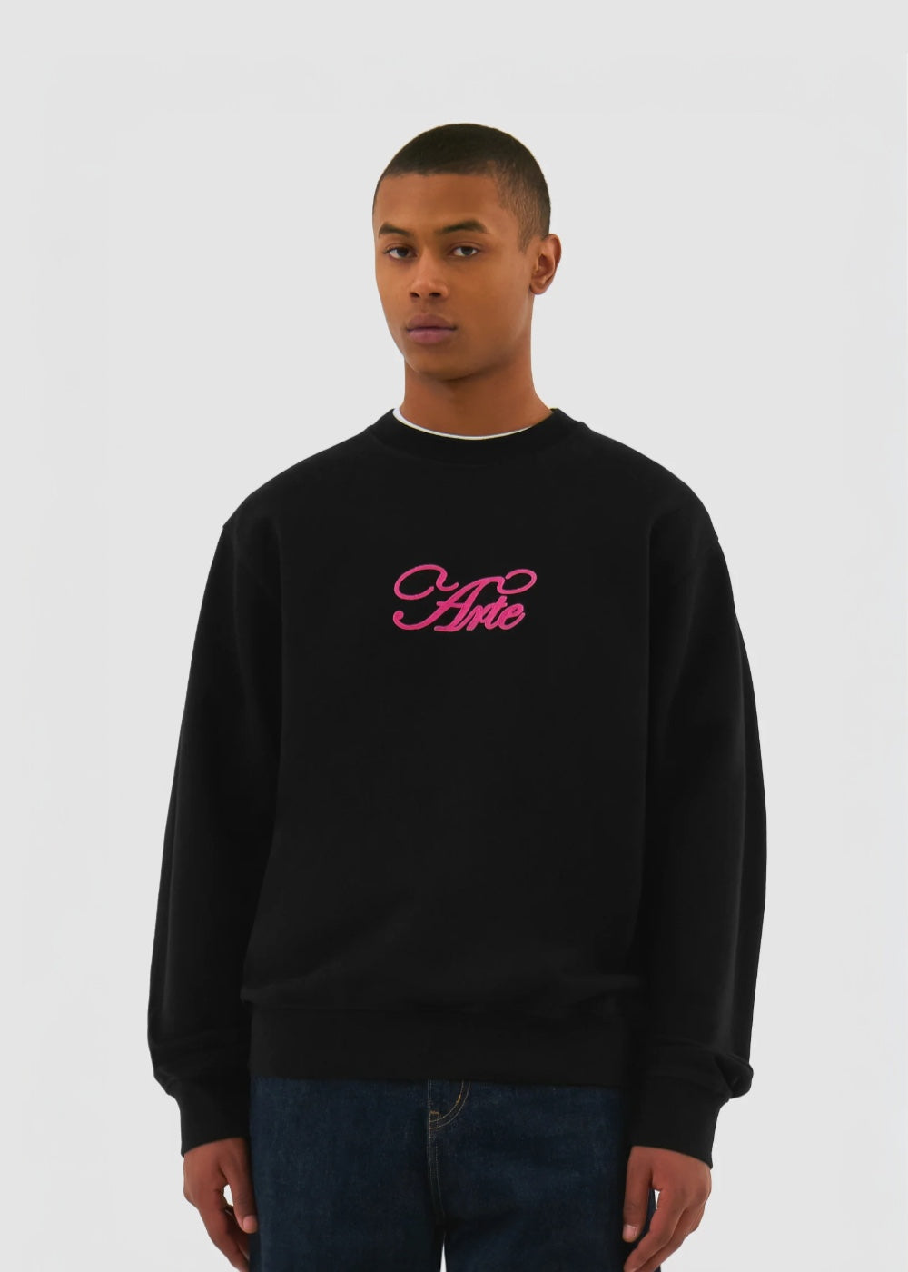 Sweat-shirt col rond Logo brodé