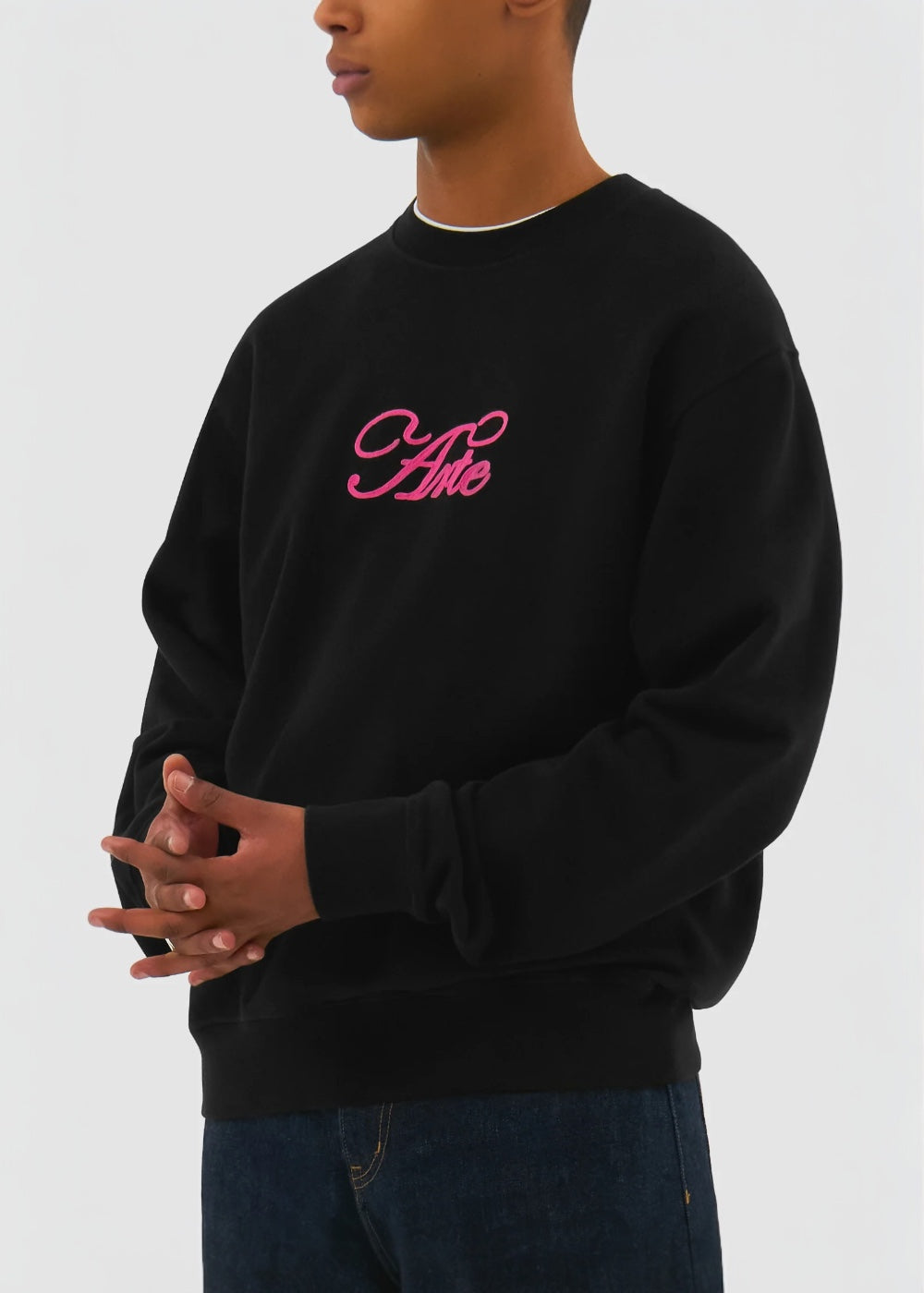 Sweat-shirt col rond Logo brodé