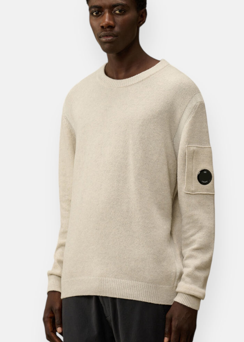 Pull en laine melangée - Blanc