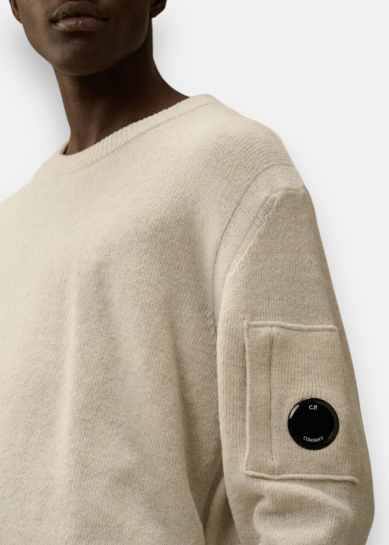 Pull en laine melangée - Blanc