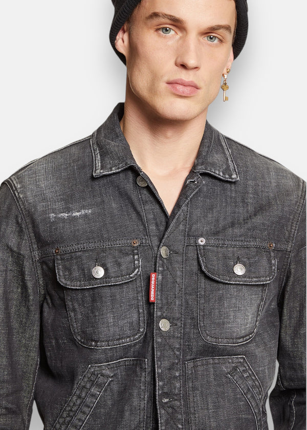 Veste en jean boxy