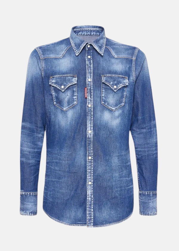 Chemise en jean - Western Classic - bleu