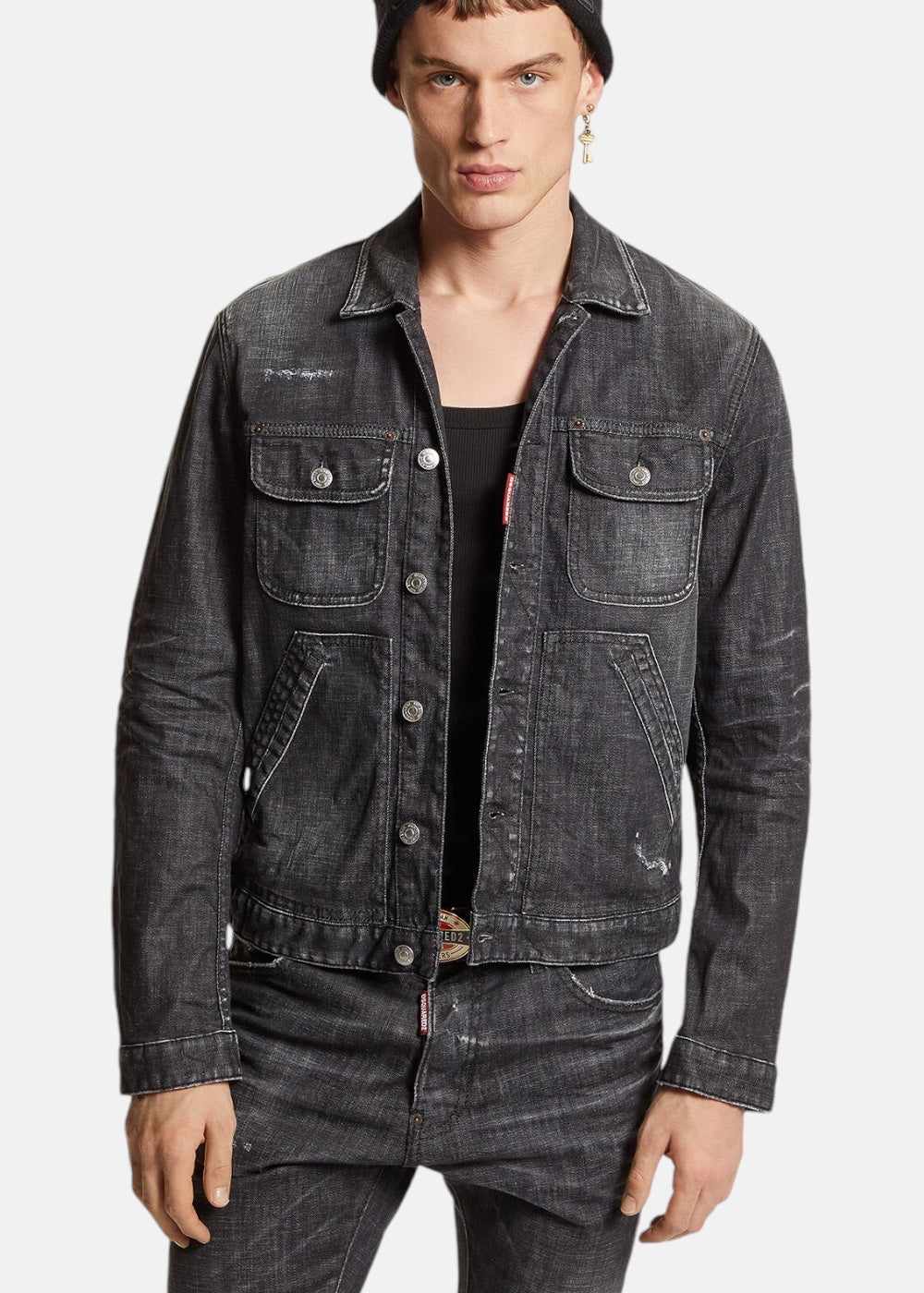 Veste en jean boxy