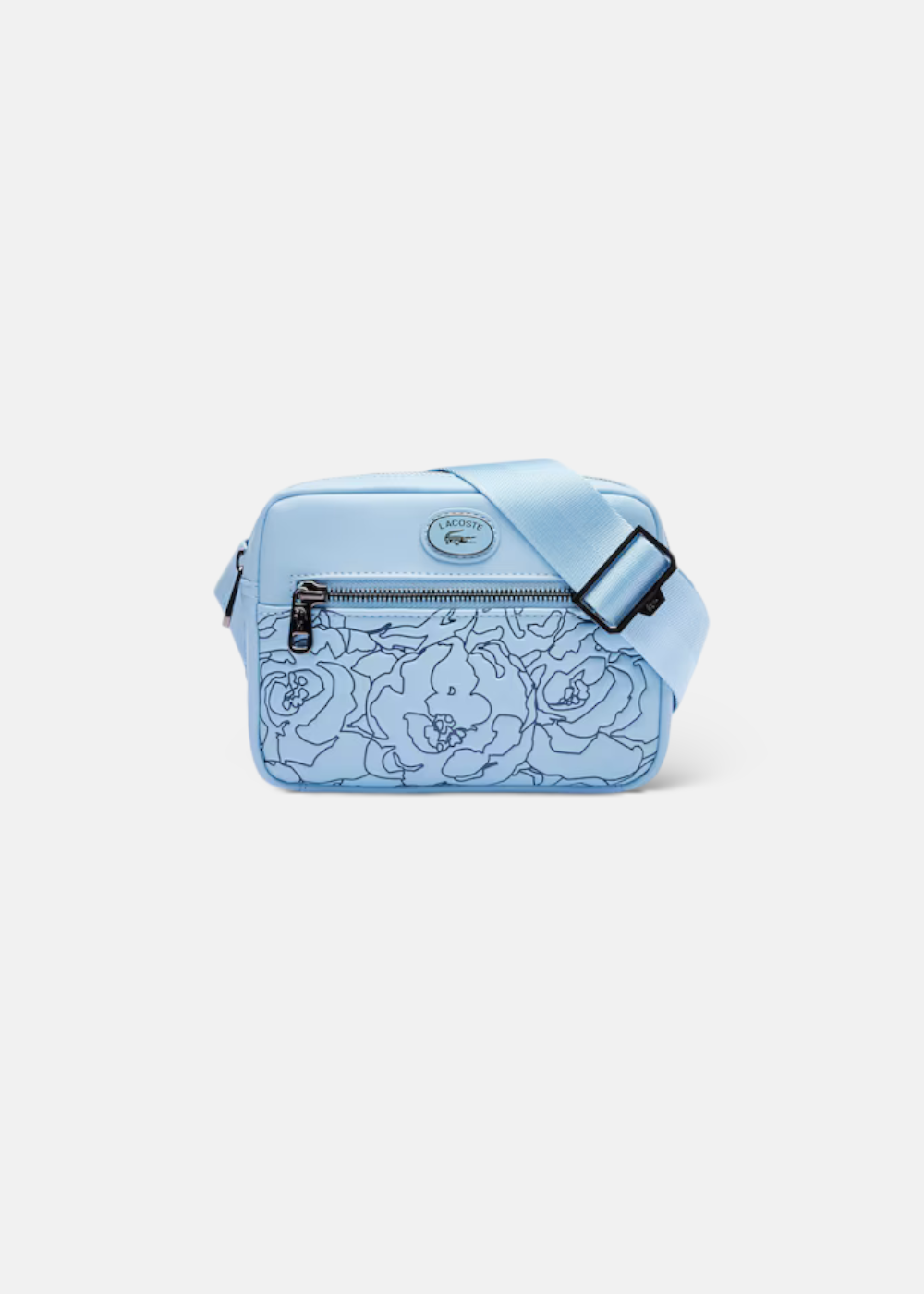 Sacoche bandoulière Lacoste flower cookie - bleu