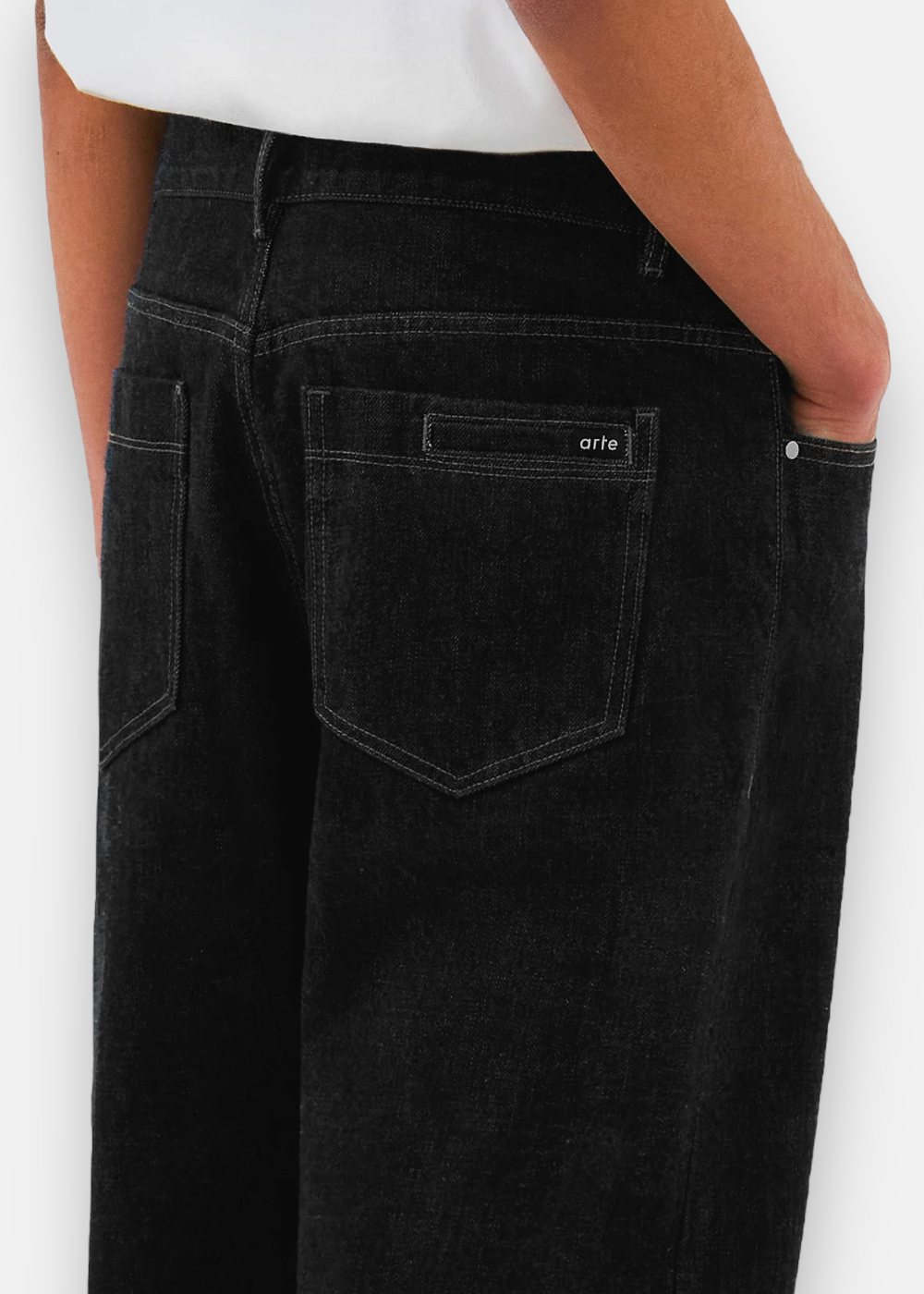 Pantalon Denim - Noir