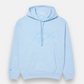 Sweatshirt à Capuche Floral - Bleu