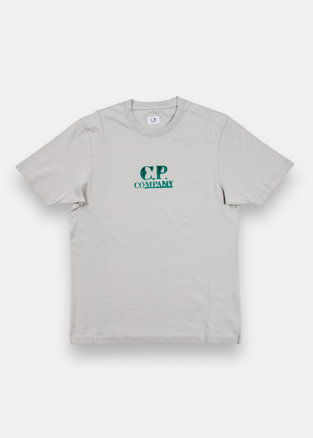 T-shirt C.P. Company brush - gris clair