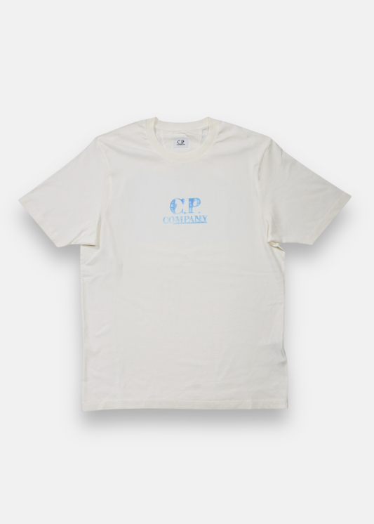 T-shirt C.P. Company brush - blanc