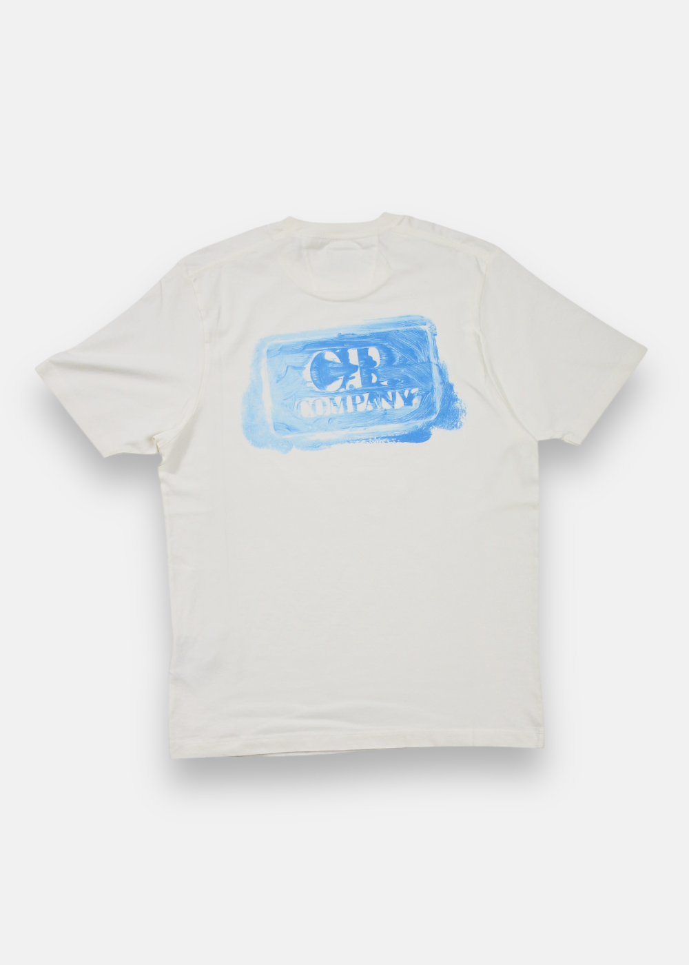 T-shirt C.P. Company brush - blanc