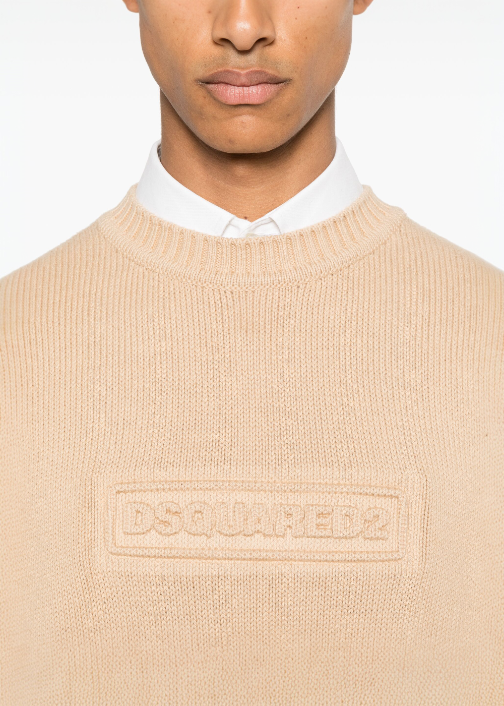 Pull Canadien en Jersey -Marron