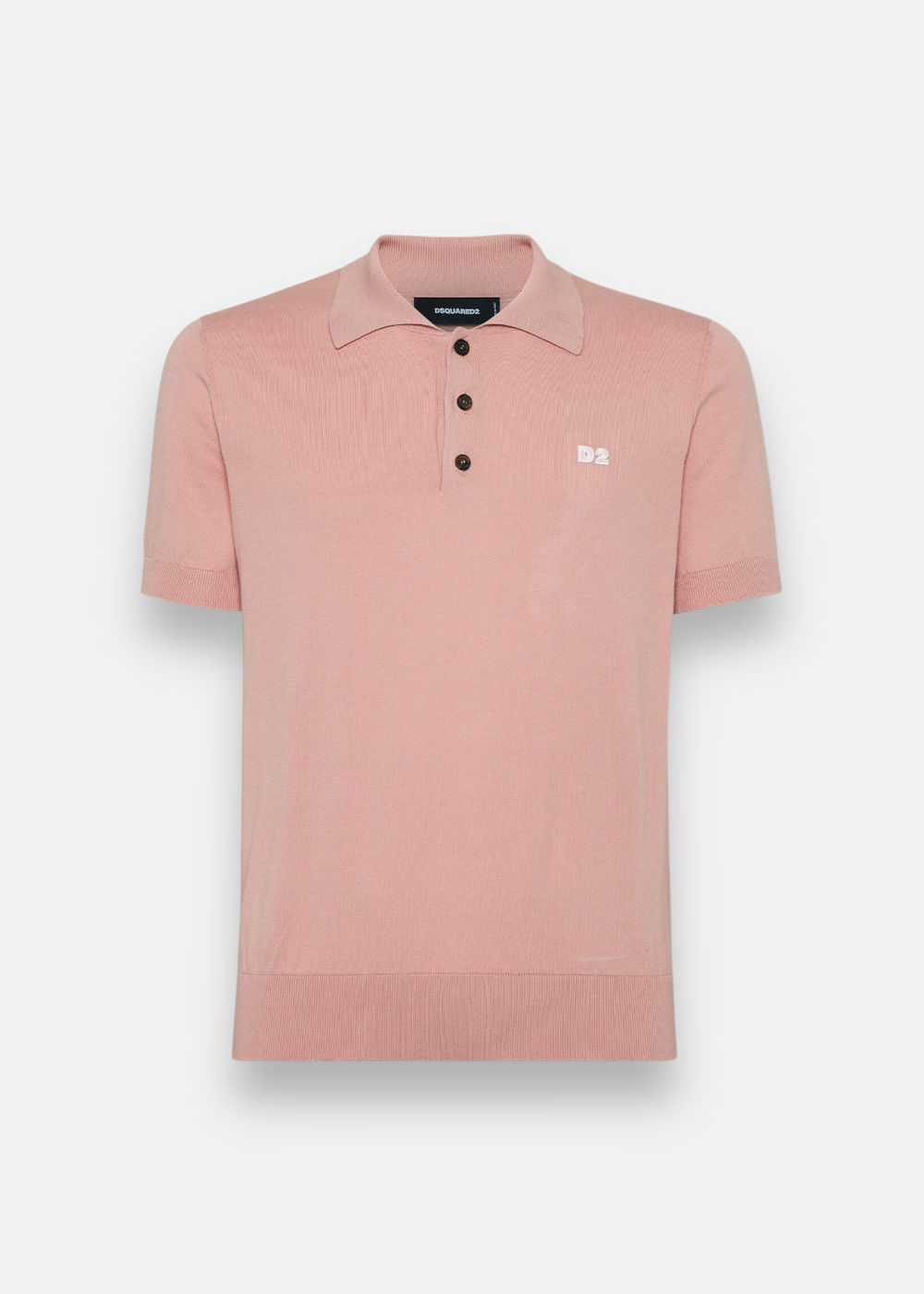 Polo en coton D2 - Rose