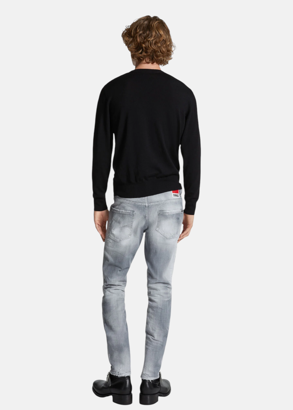 Jeans Delavé skater - Gris