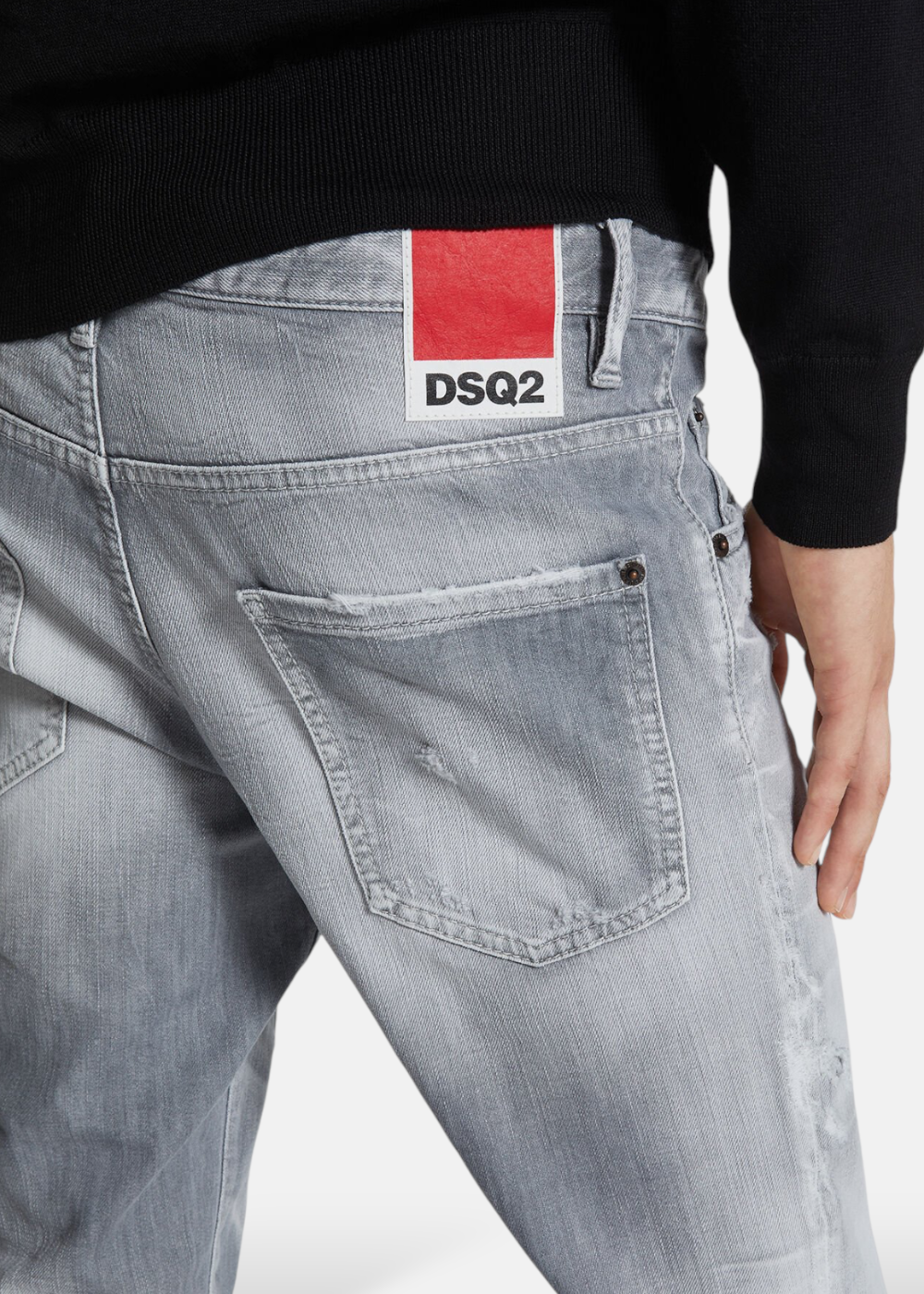 Jeans Delavé skater - Gris