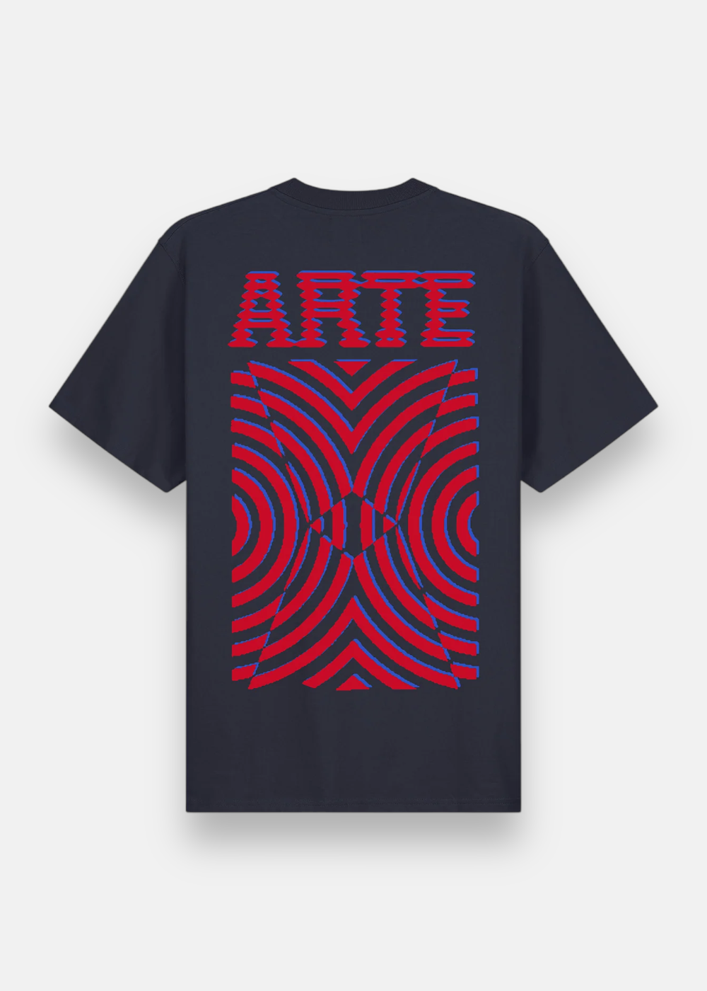 T-shirt imprimé dans le dos - Navy