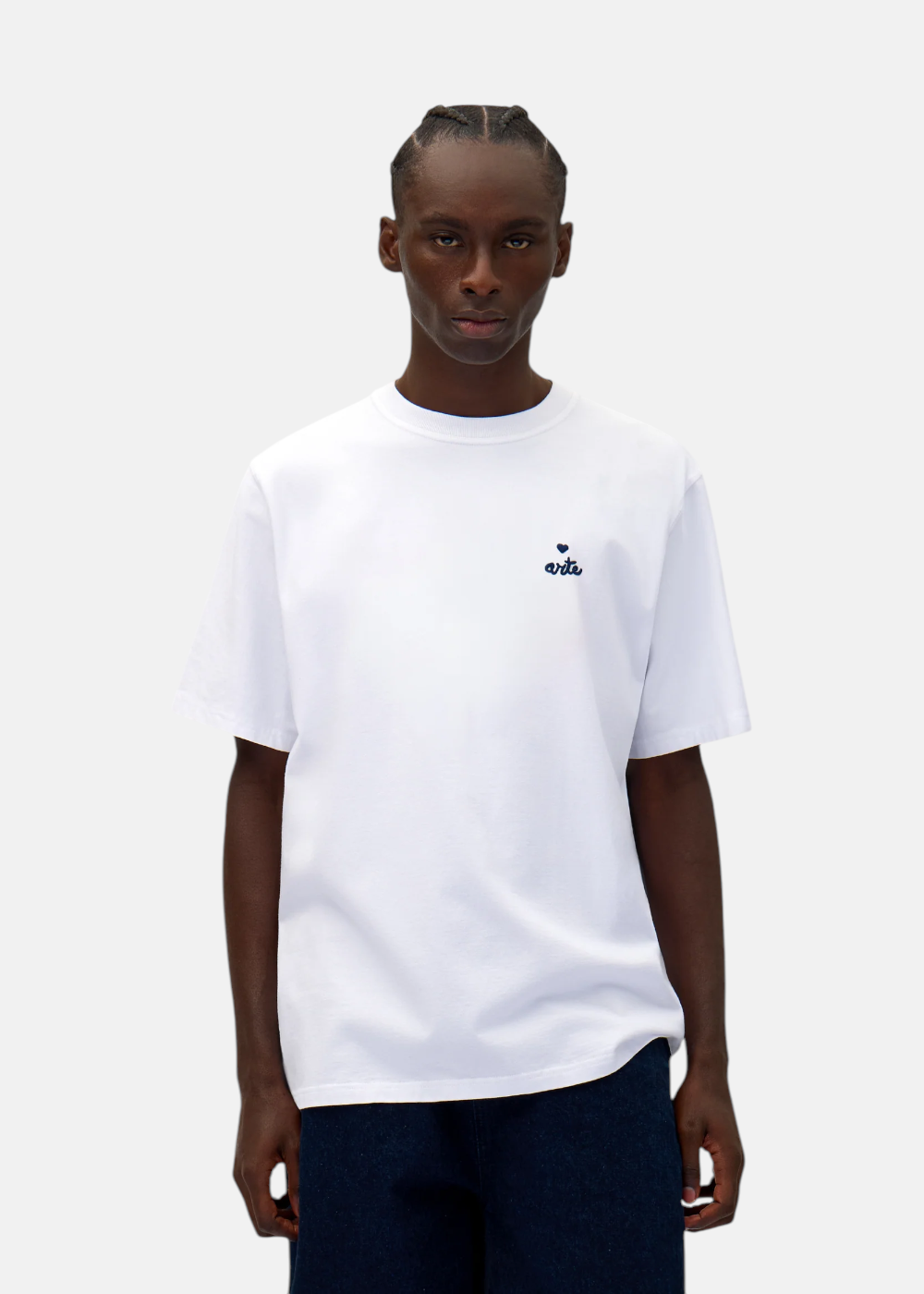 T-shirt Logo coeur- Blanc