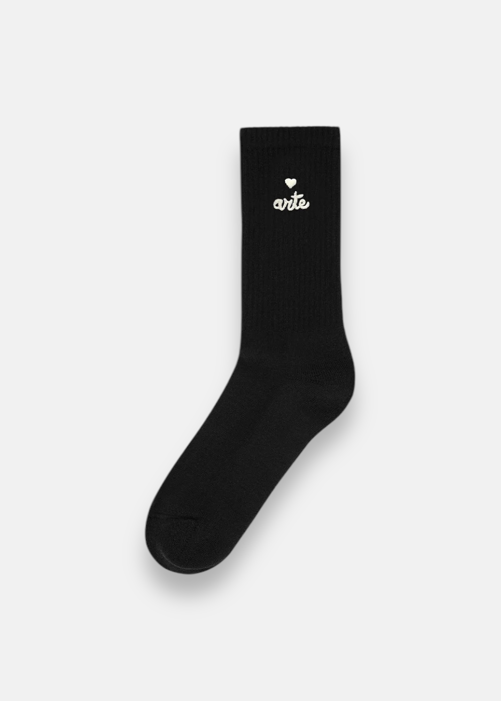 Chaussettes à Logo Coeur- Noir