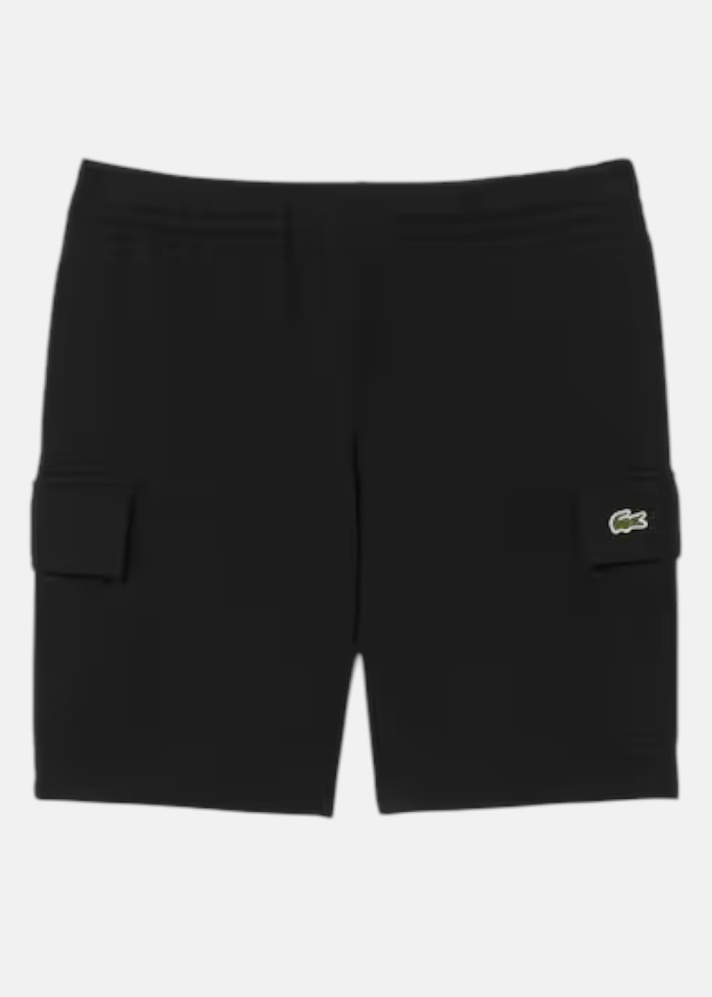 Short cargo en molleton de coton - noir