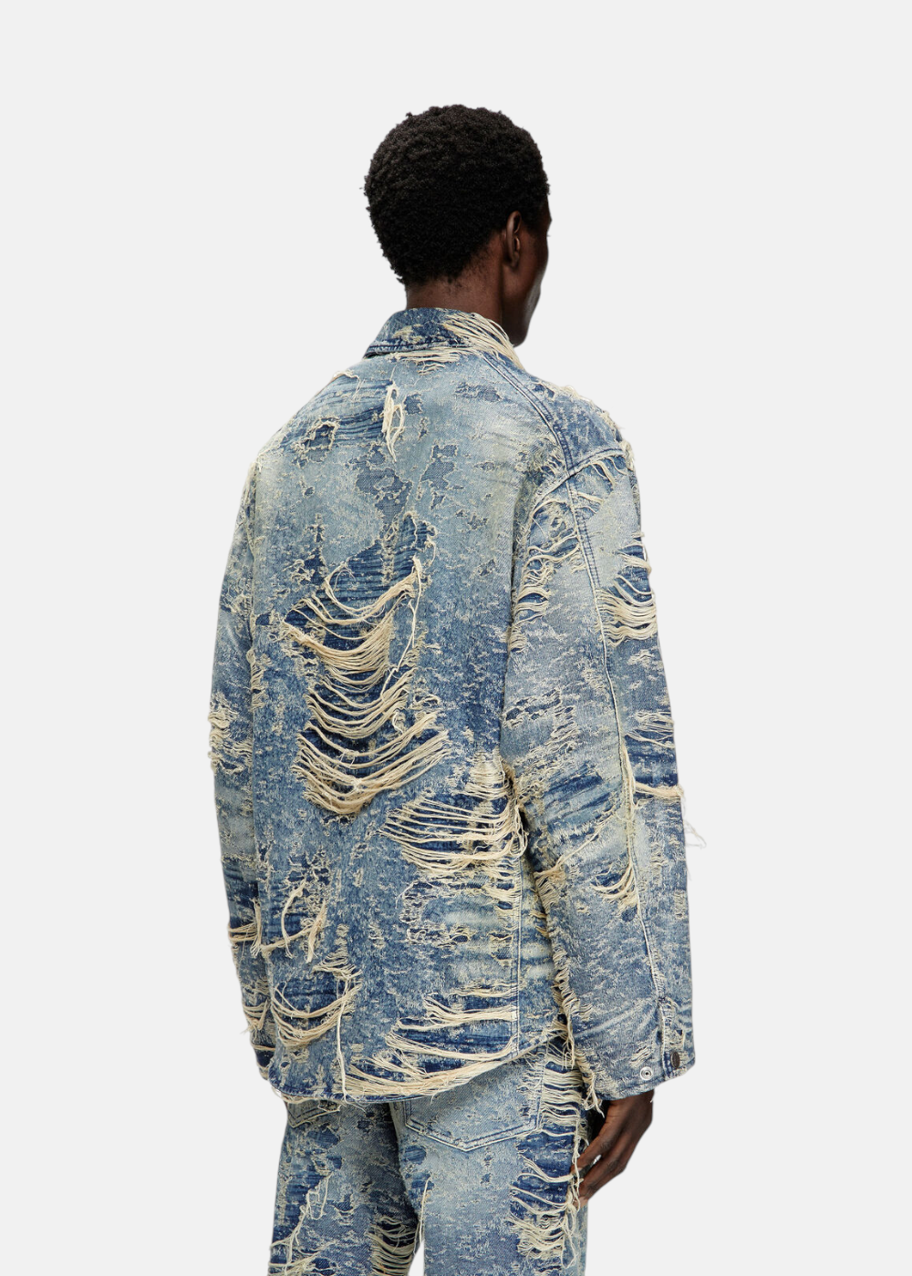Veste D-Ivar-FSG1 – Denim à Fils Flottants