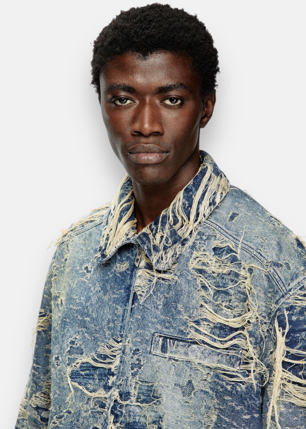 Veste D-Ivar-FSG1 – Denim à Fils Flottants