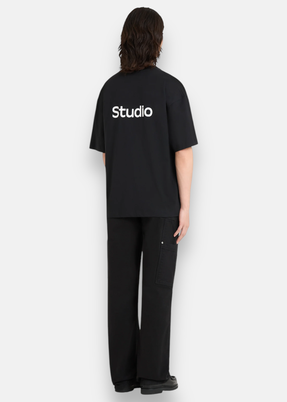 T-Shirt Relax - back print noir