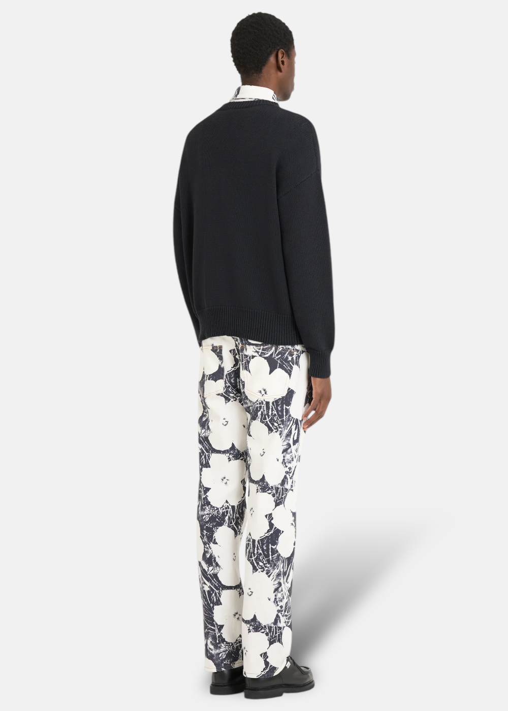 Pull Col Rond - noir