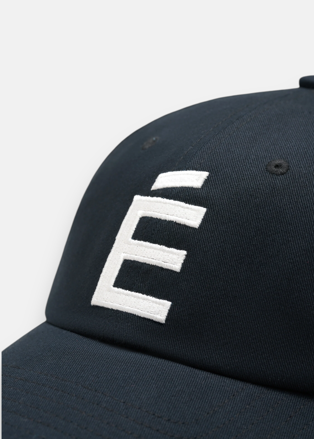 Casquette grand É Classic - noir
