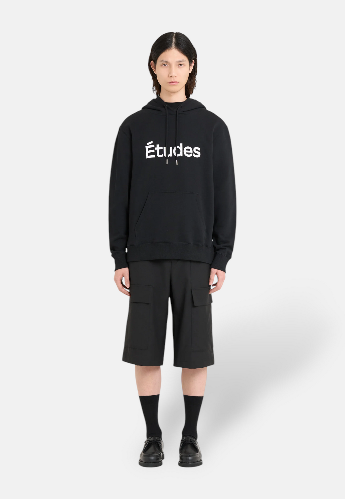 Sweat-shirt à capuche - noir