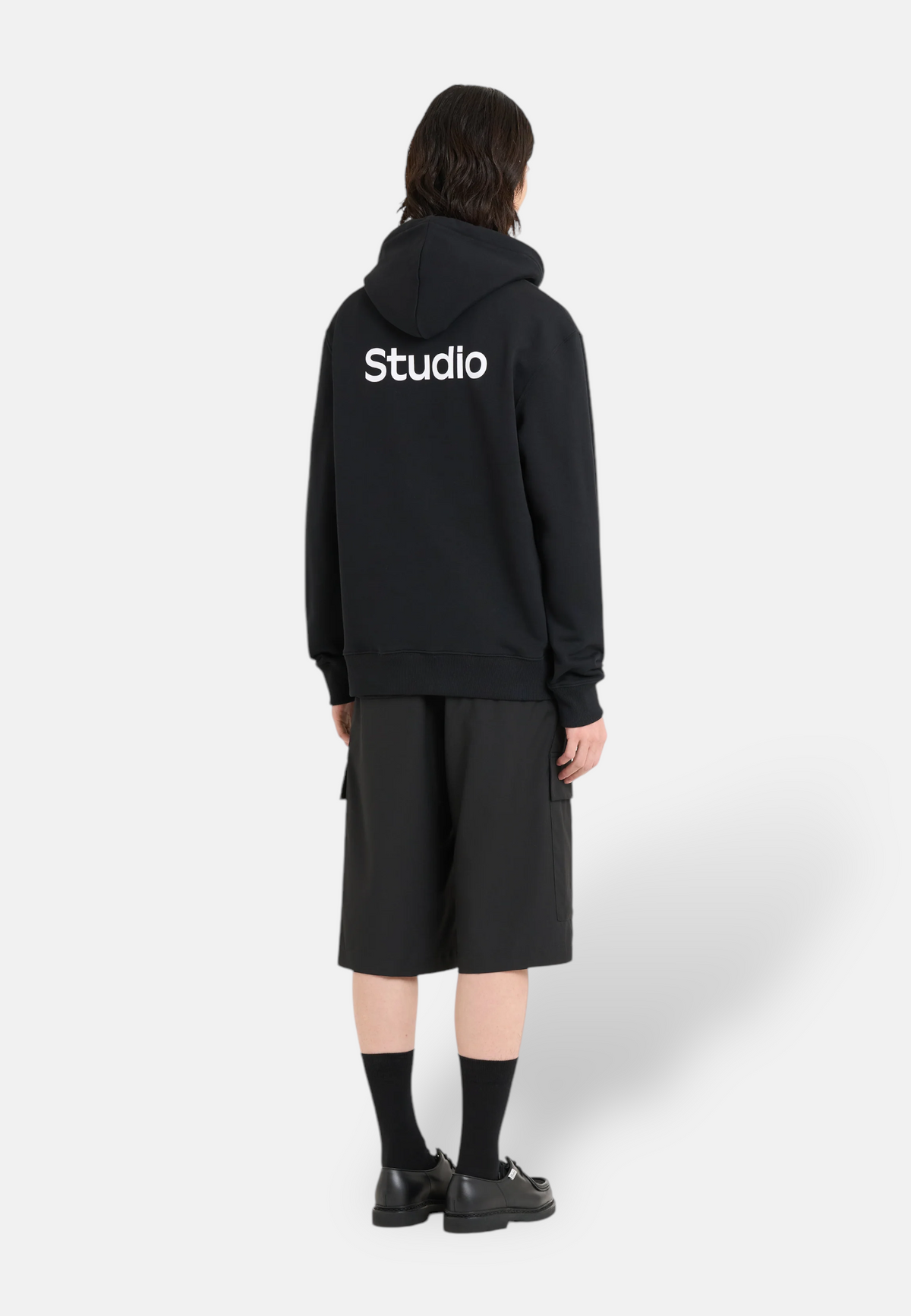 Sweat-shirt à capuche - noir