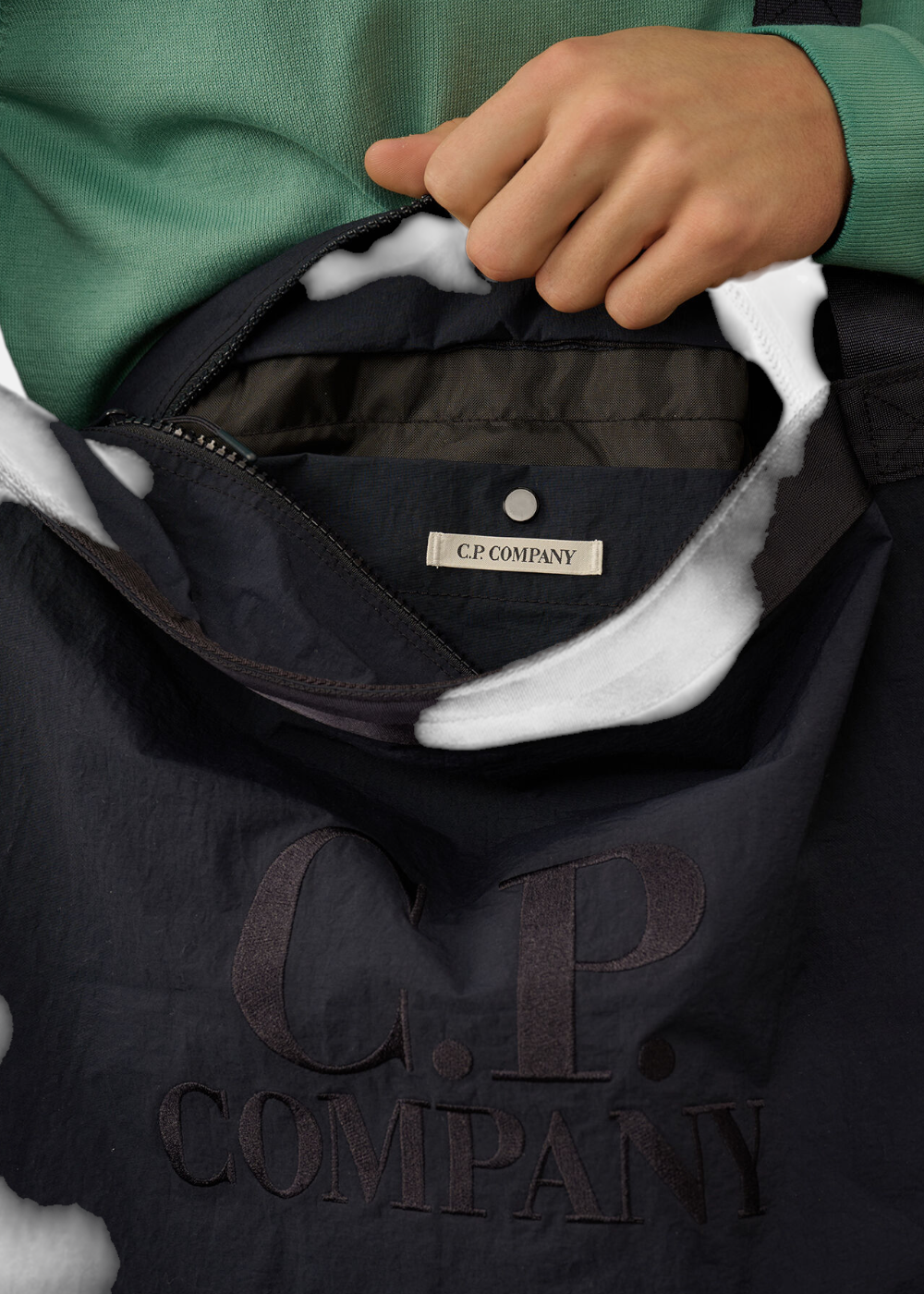 Sacs à bandoulière zippé déperlant