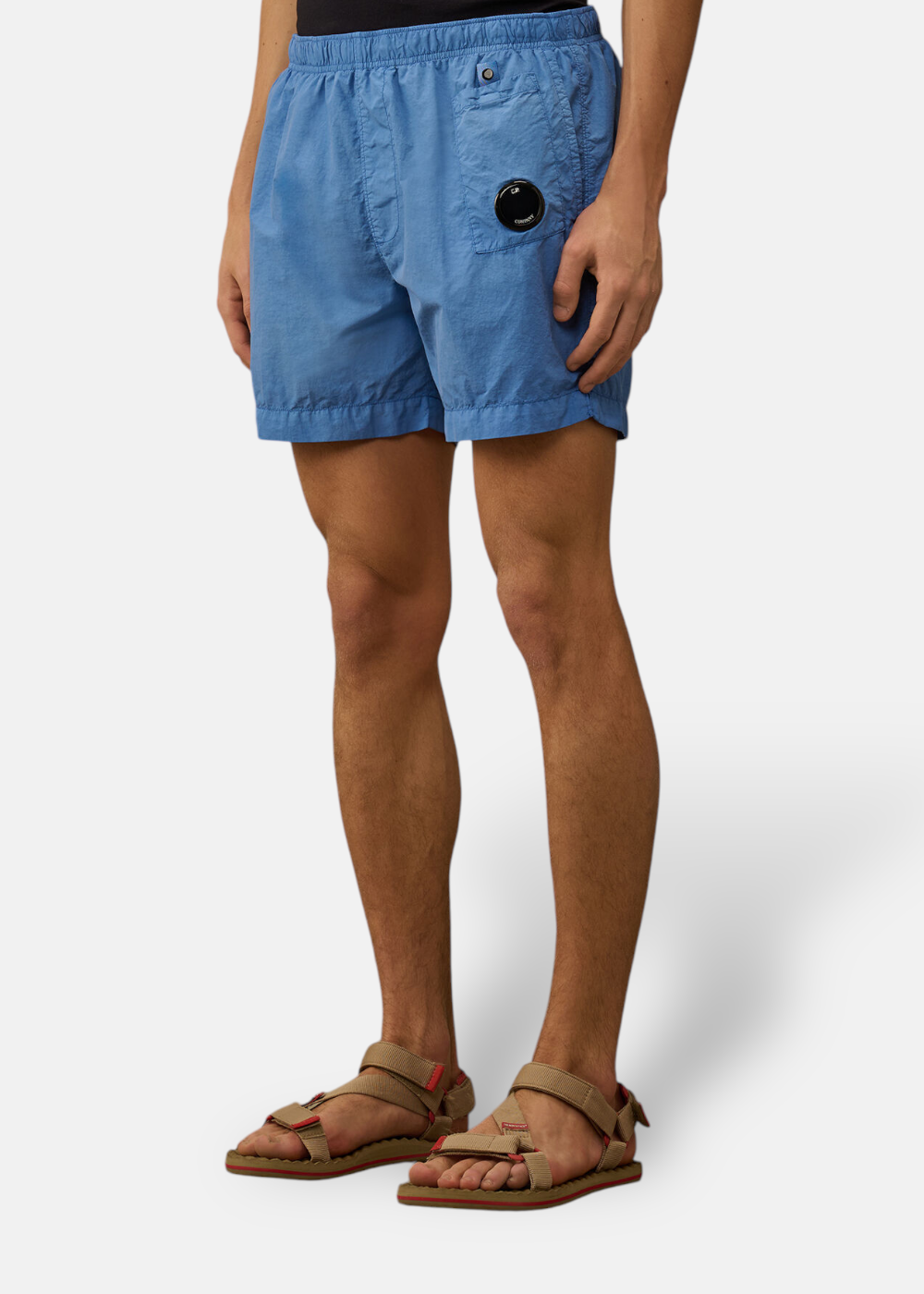 Short de bain en nylon plat