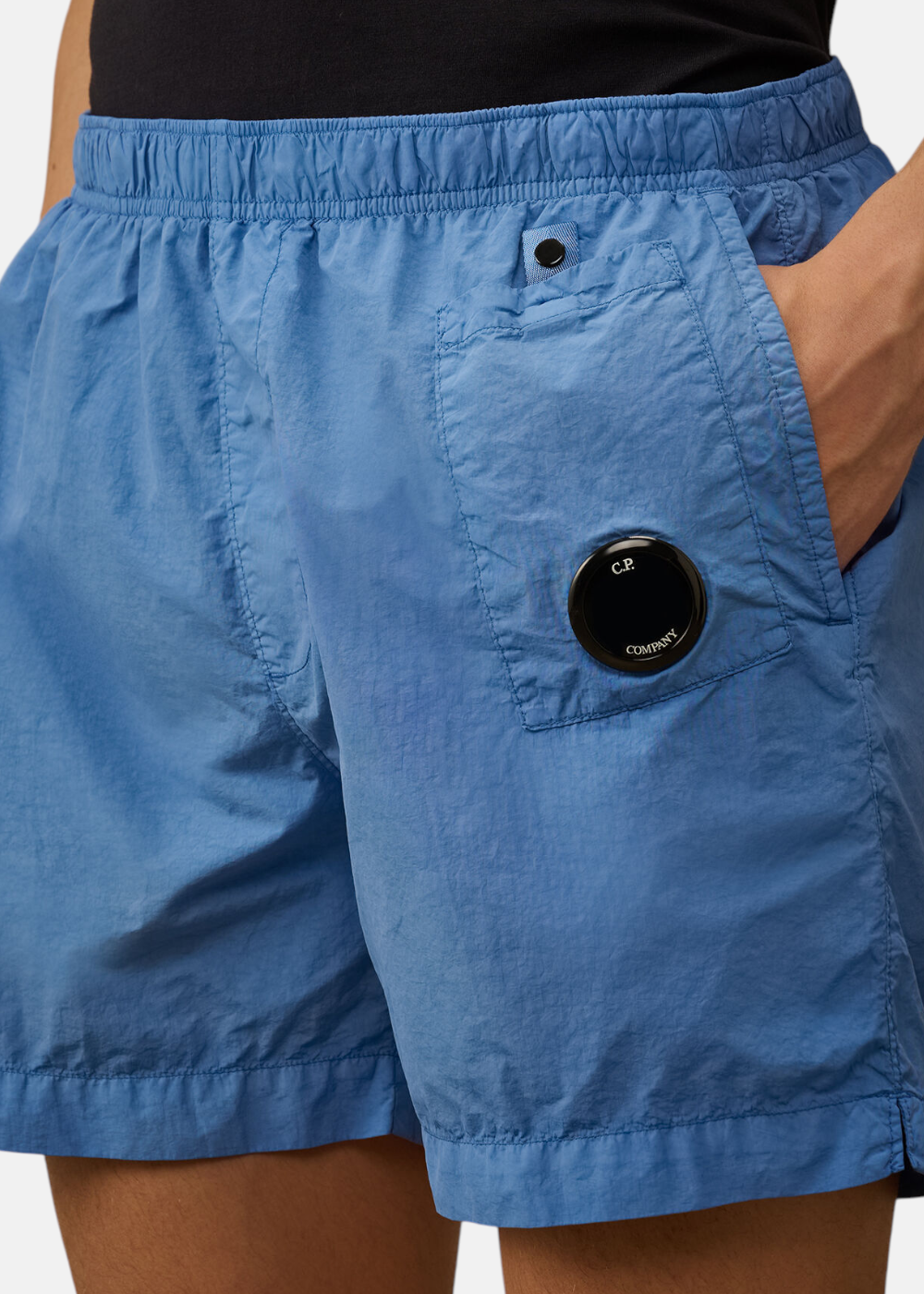 Short de bain en nylon plat