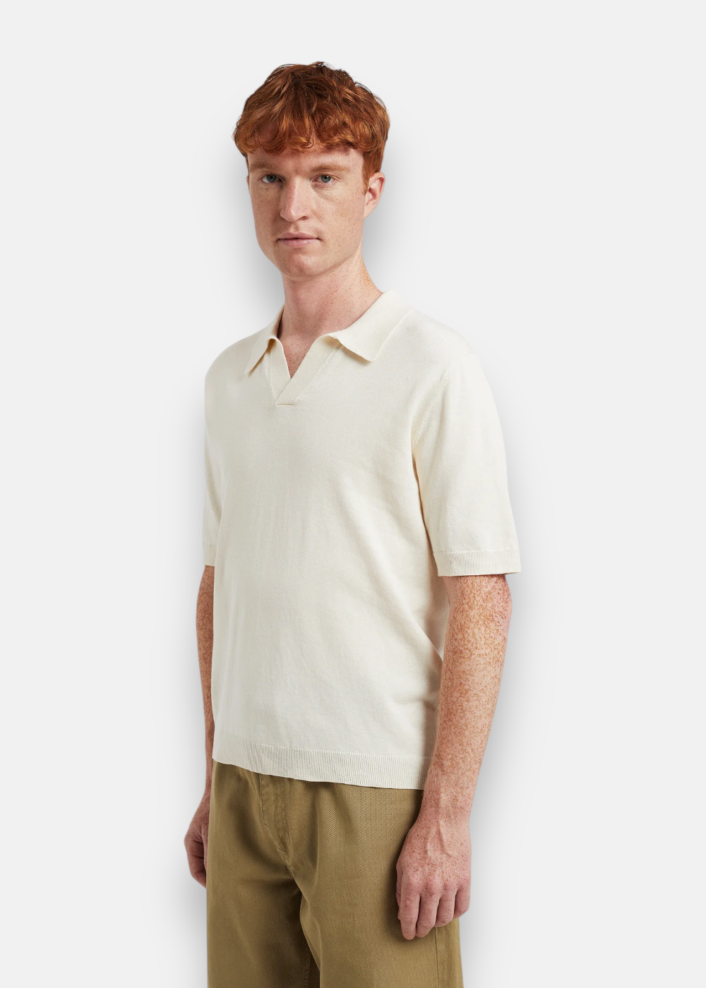 polo leif norse projects beige porté 3/4