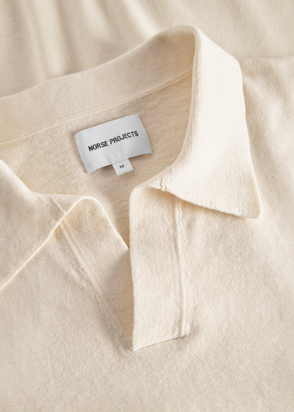 zoom col polo leif tricot beige