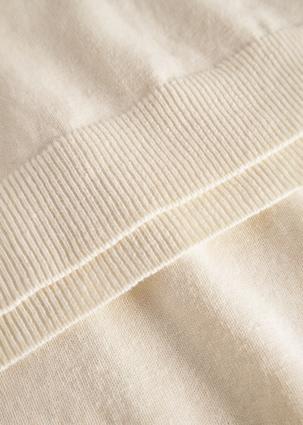 zoom manche  polo leif tricot beige