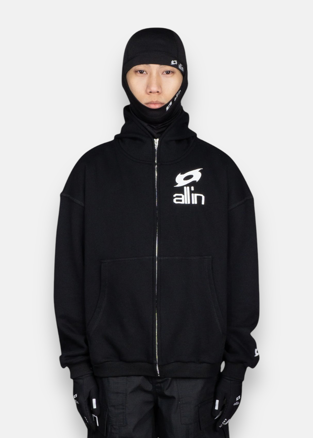 Sweat Zippé D-Y Noir