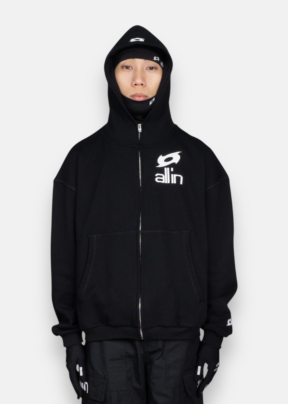 Sweat Zippé D-Y Noir