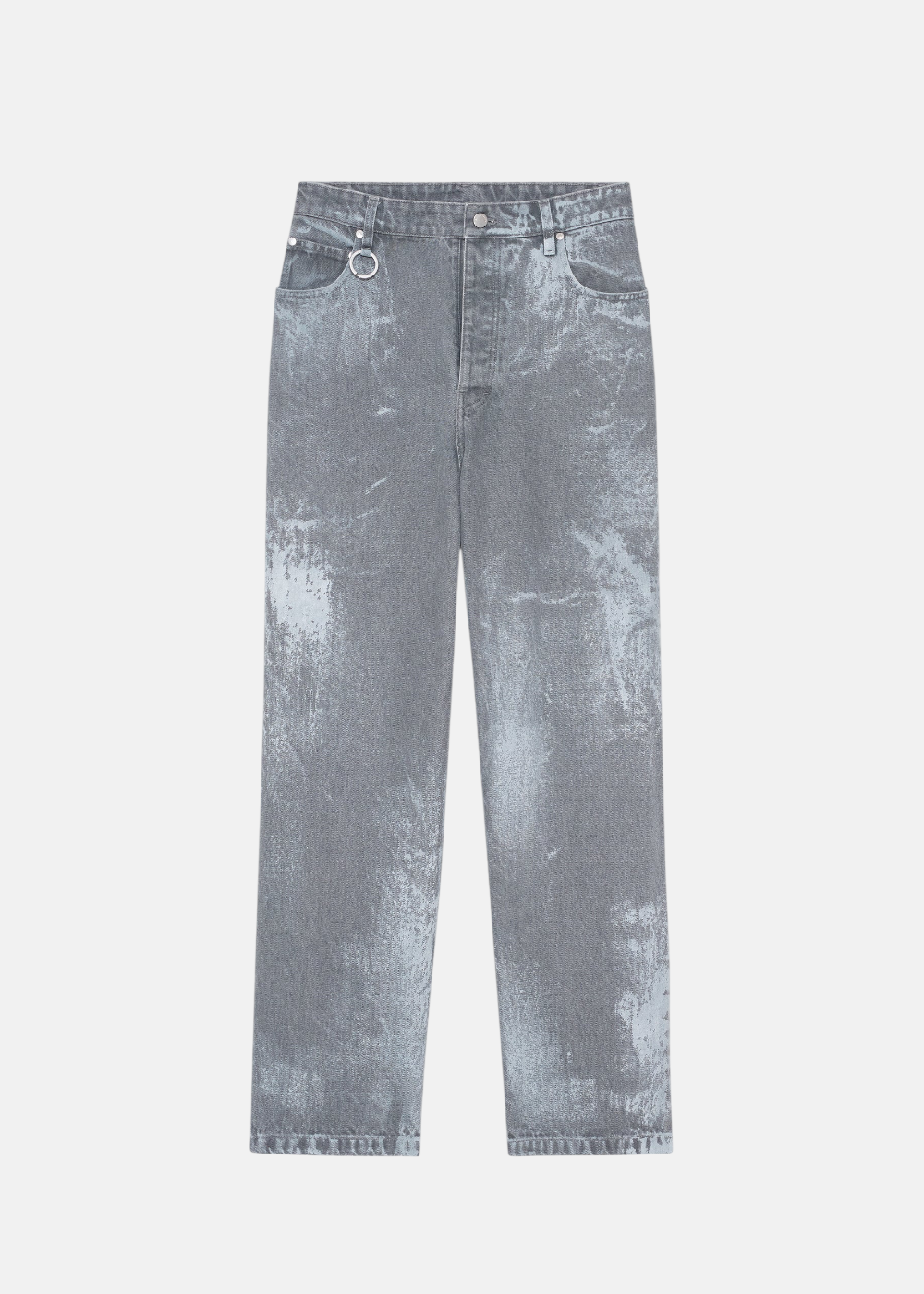 Jean Large Gris Peint