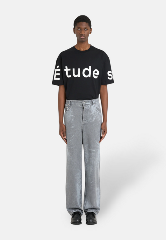 Jean Large Gris Peint
