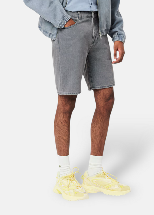 Short bermuda en denim  – gris
