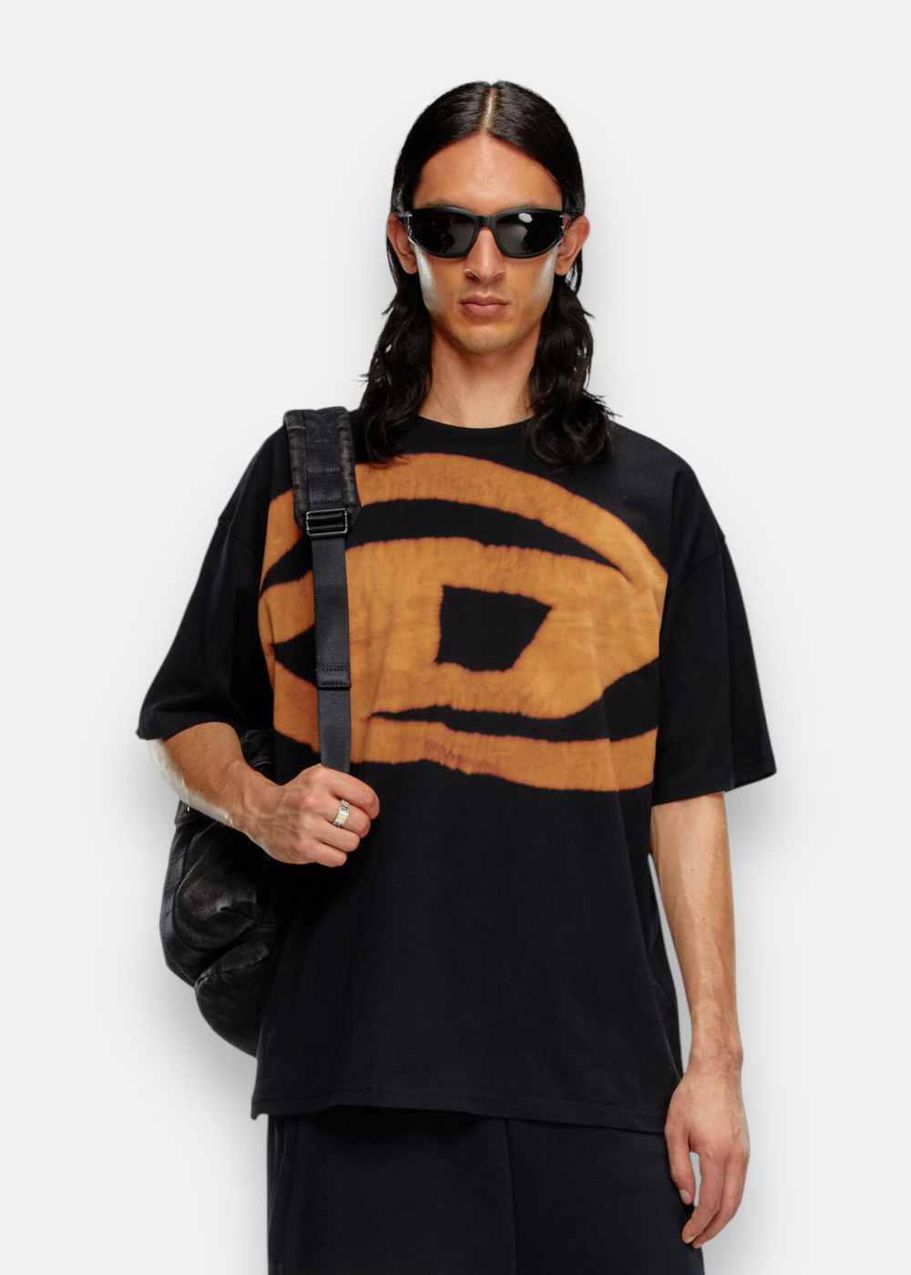 T-shirt T-Boxt-bleach -Noir