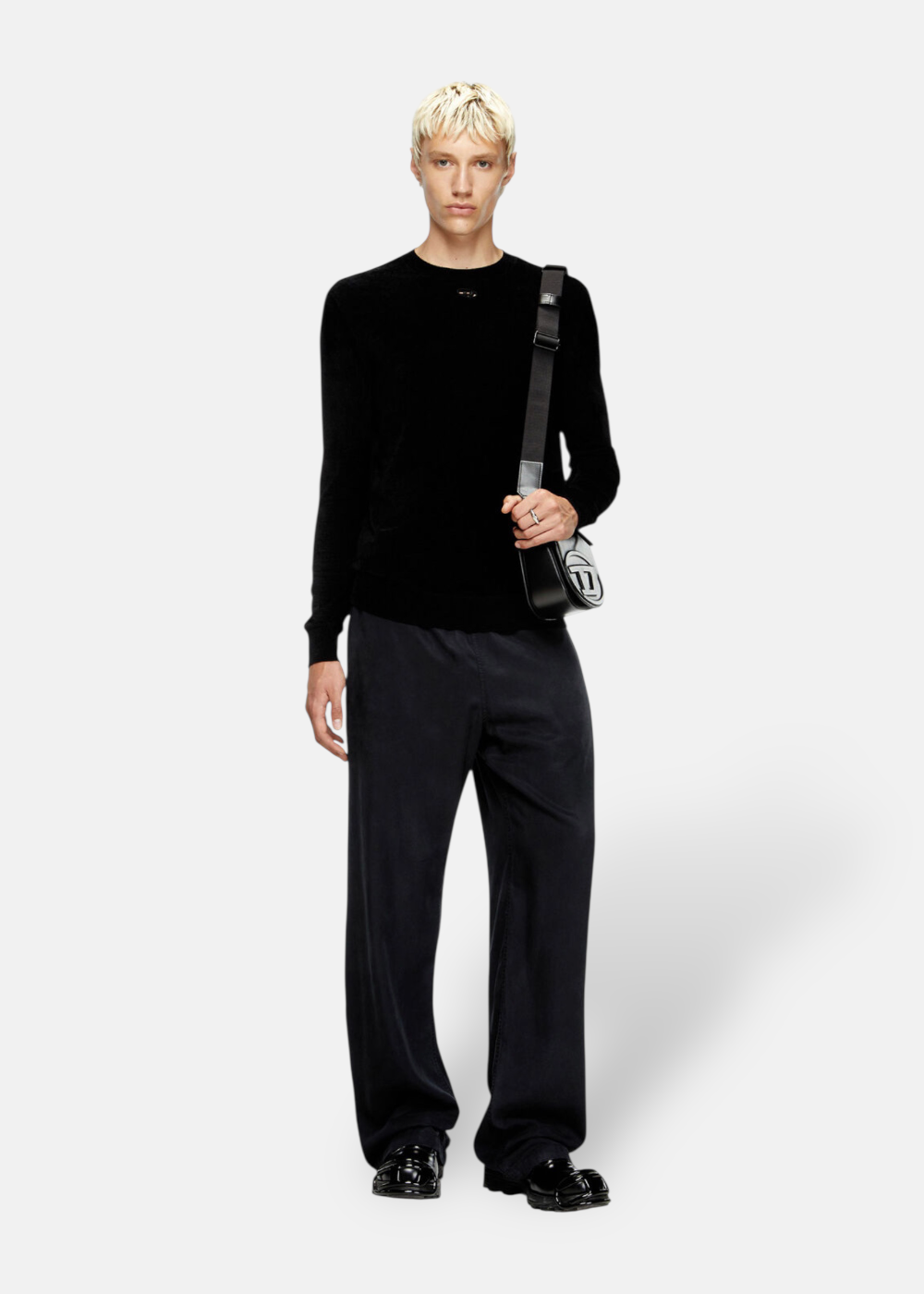 Pull en chenille K-Cevro - noir