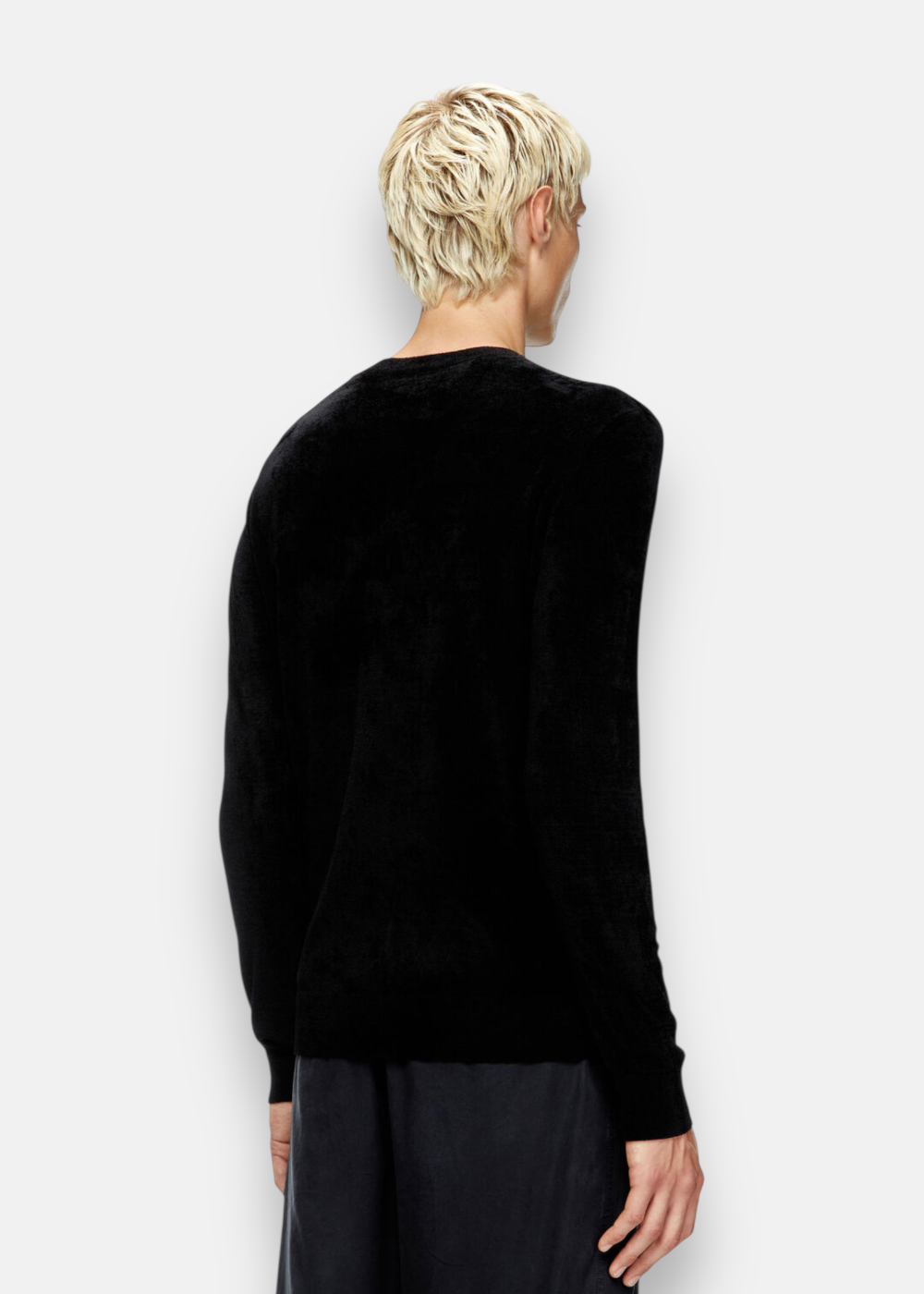 Pull en chenille K-Cevro - noir
