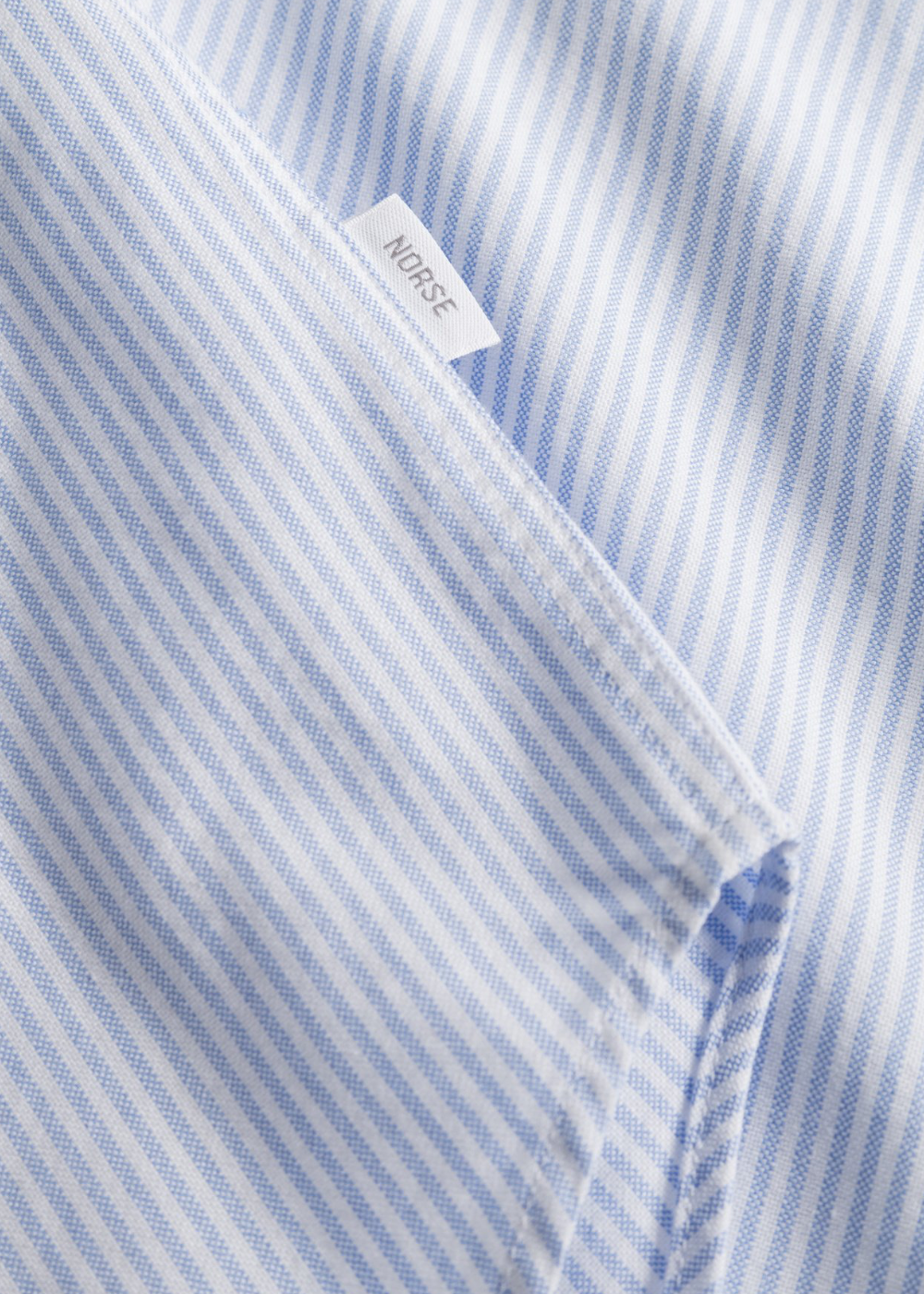 tissu rayé coton bio norse projects zoom