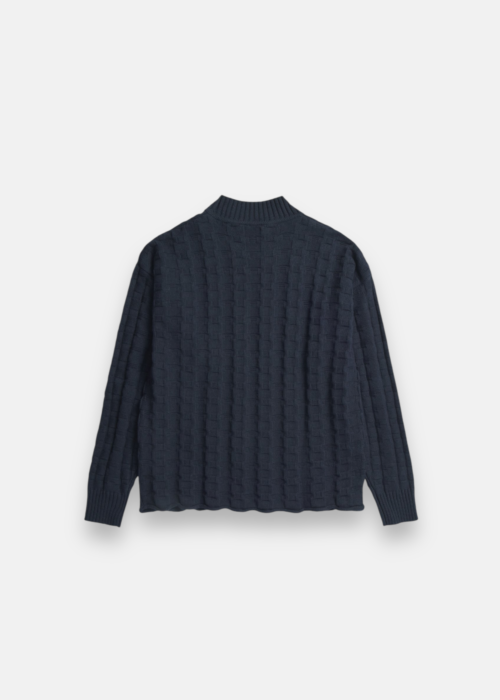 pull norse jonas coton cachemire tressé dos