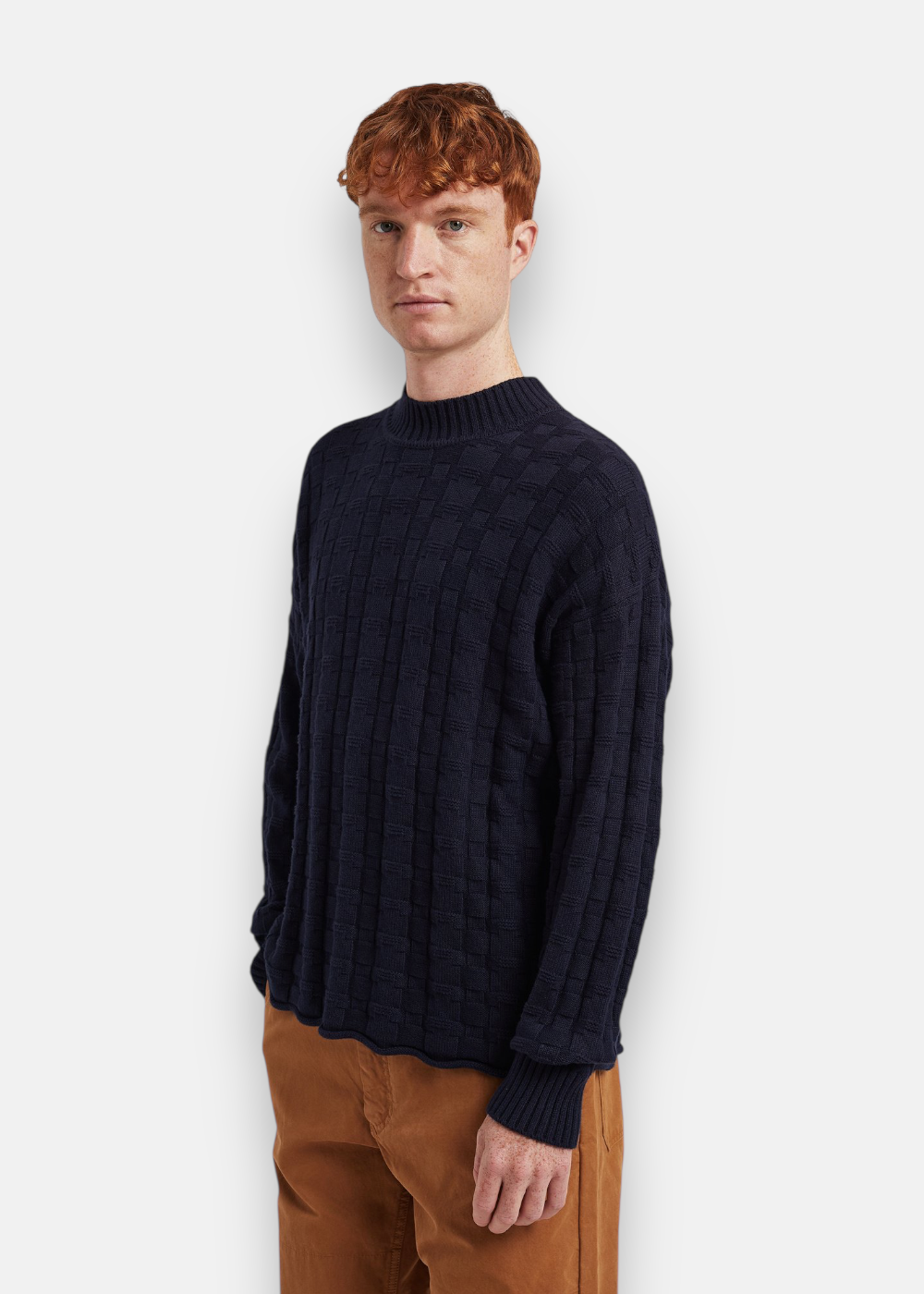pull relaxed fit norse projects porté de profil