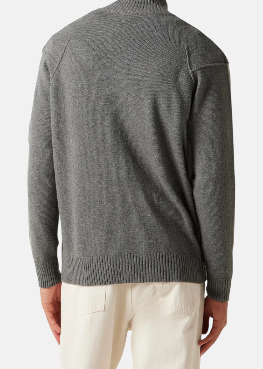 Cardigan en Laine Mérino GRS-gris