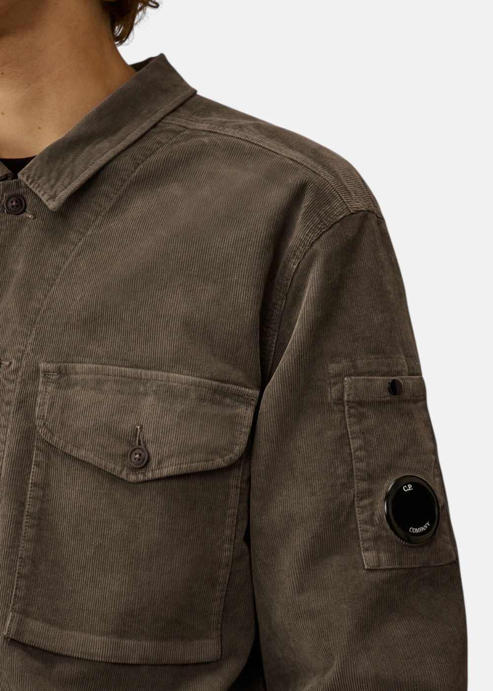 Surchemise Velours - gris foncé