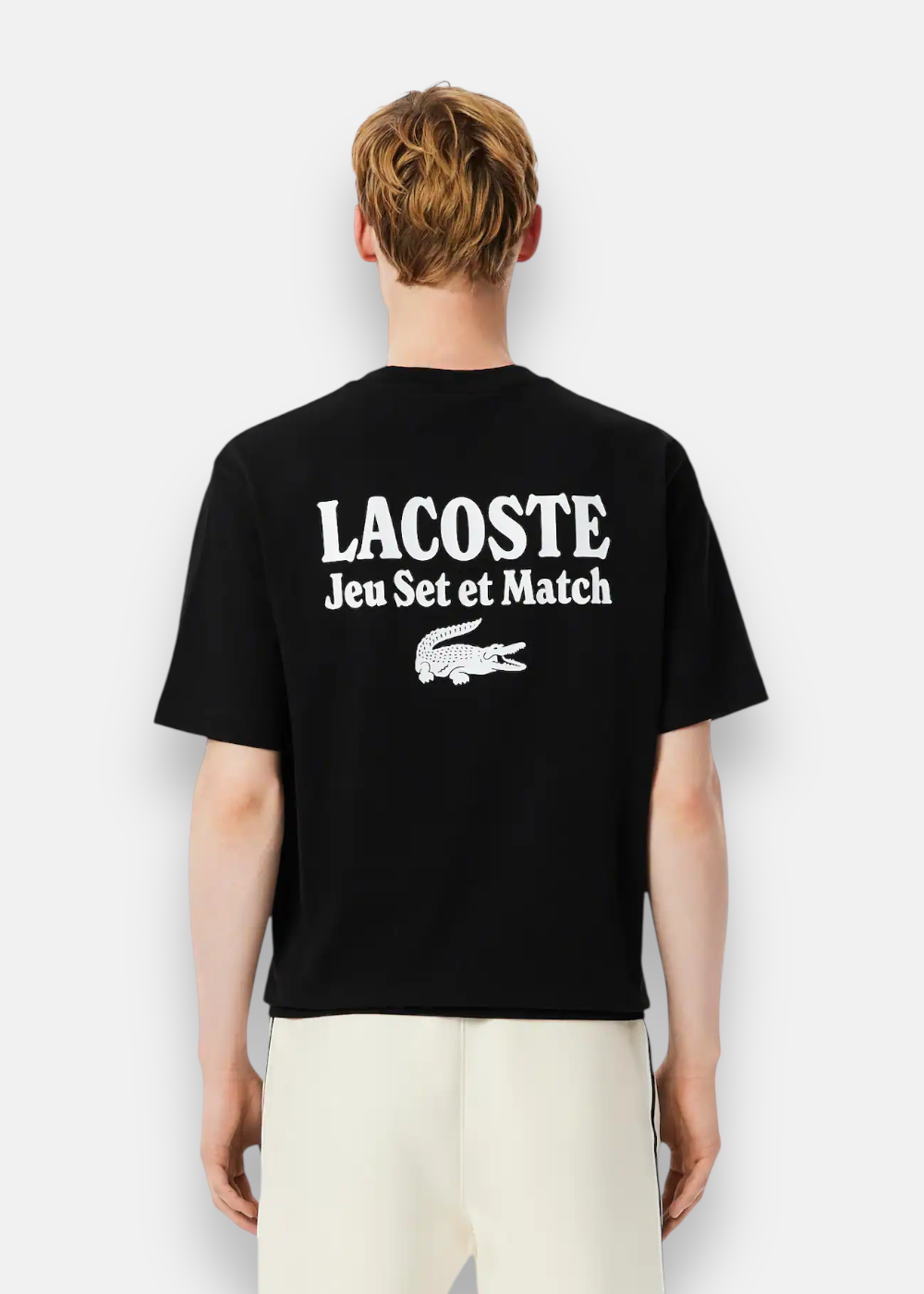 T-shirt Jeu Set & Match - noir
