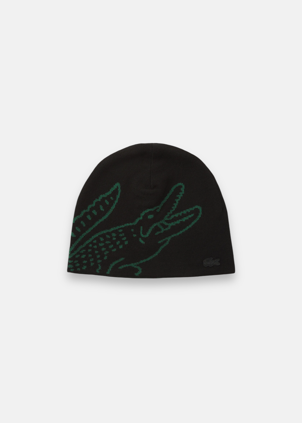 Bonnet  réversible en laine - noir